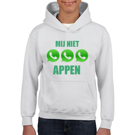 niet appen|appen